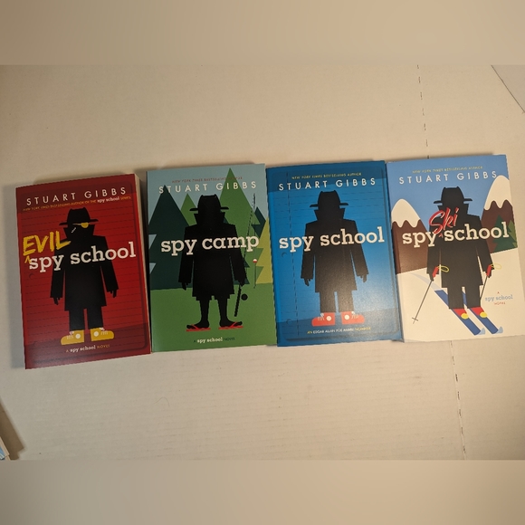 Stuart Gibbs Spy School Chapter Books 4 books English Paperback - Picture 3 of 14